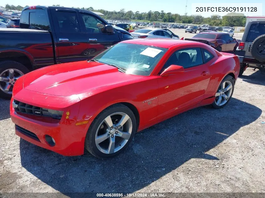 2G1FC1E36C9191128 2012 Chevrolet Camaro 2Lt