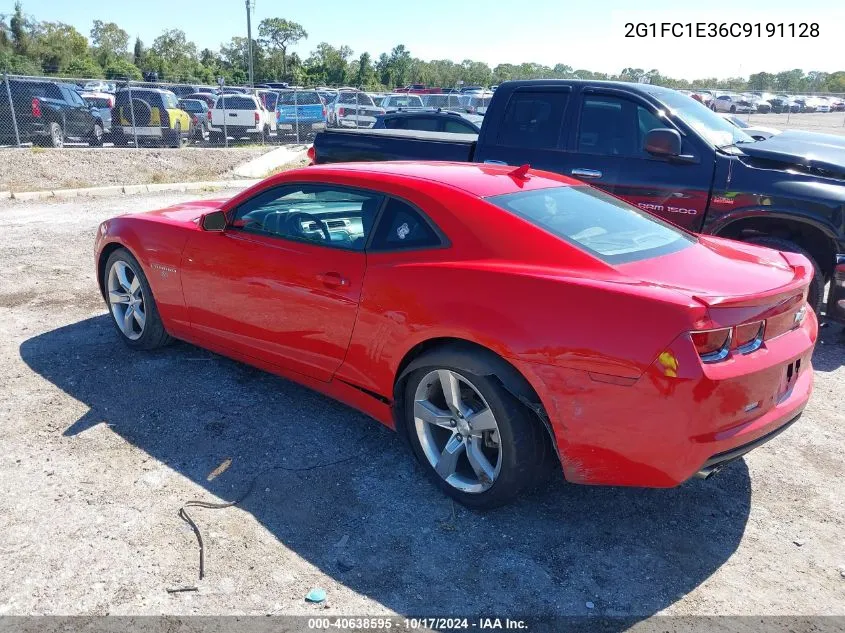 2G1FC1E36C9191128 2012 Chevrolet Camaro 2Lt