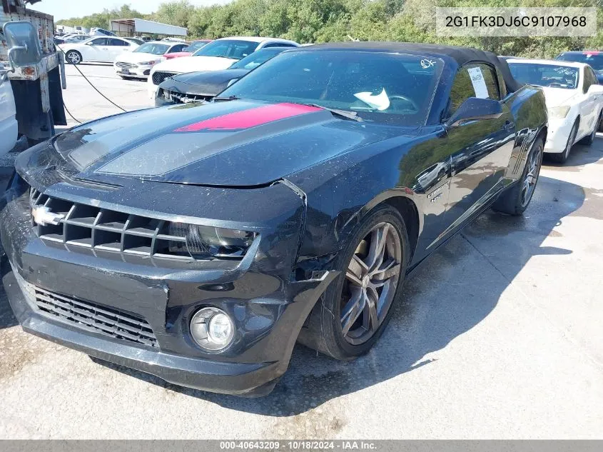 2G1FK3DJ6C9107968 2012 Chevrolet Camaro 2Ss