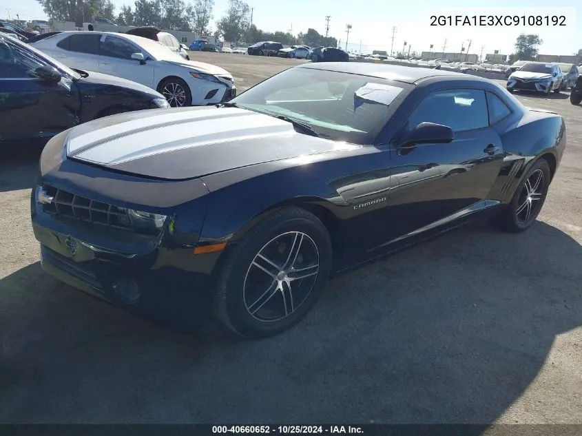 2G1FA1E3XC9108192 2012 Chevrolet Camaro 2Ls