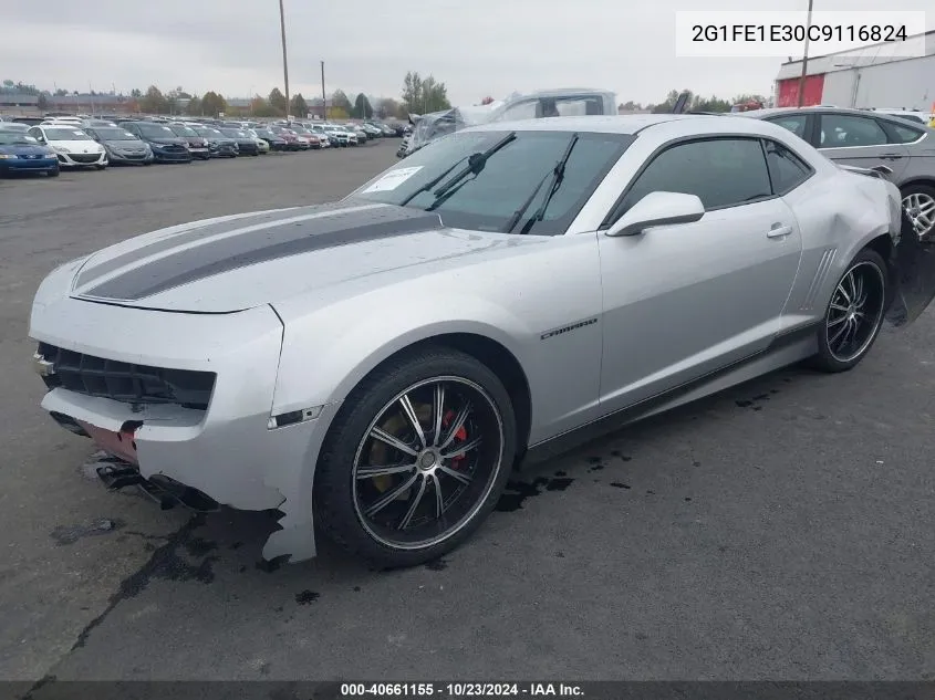 2012 Chevrolet Camaro 1Ls VIN: 2G1FE1E30C9116824 Lot: 40661155