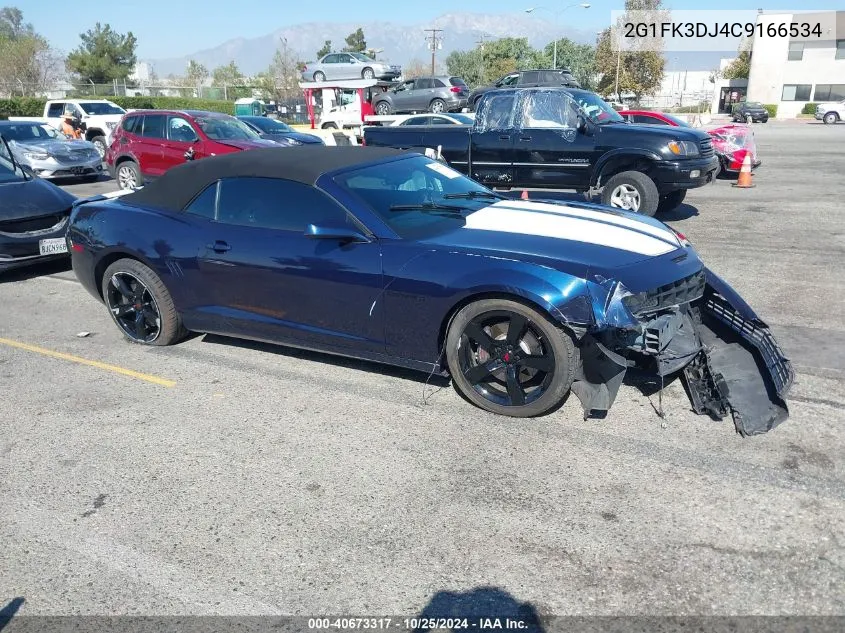 2G1FK3DJ4C9166534 2012 Chevrolet Camaro 2Ss