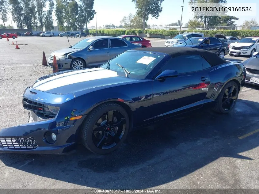 2G1FK3DJ4C9166534 2012 Chevrolet Camaro 2Ss