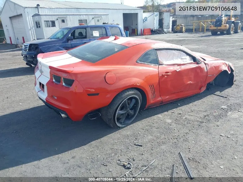 2012 Chevrolet Camaro 1Ss VIN: 2G1FS1EW7C9106648 Lot: 40709044