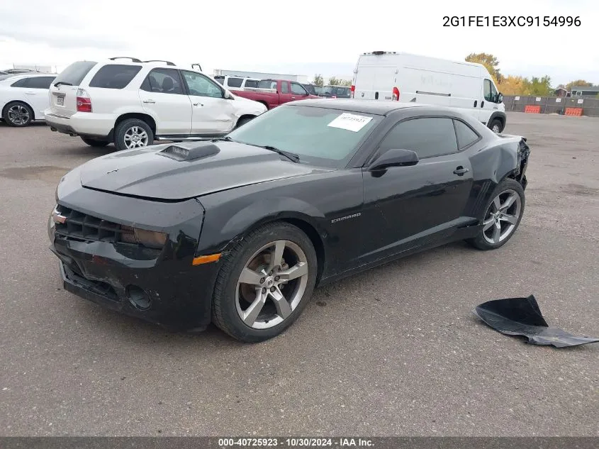 2012 Chevrolet Camaro 1Ls VIN: 2G1FE1E3XC9154996 Lot: 40725923