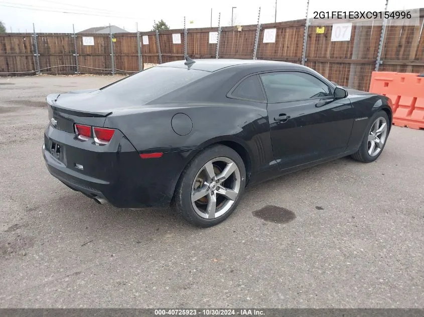 2012 Chevrolet Camaro 1Ls VIN: 2G1FE1E3XC9154996 Lot: 40725923