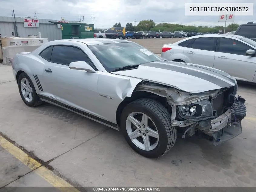 2012 Chevrolet Camaro 1Lt VIN: 2G1FB1E36C9180522 Lot: 40737444