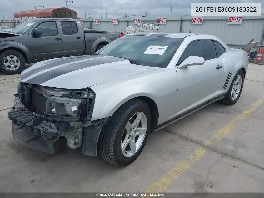 2012 Chevrolet Camaro 1Lt VIN: 2G1FB1E36C9180522 Lot: 40737444