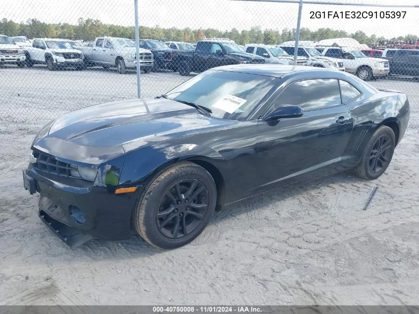 2012 Chevrolet Camaro 2Ls VIN: 2G1FA1E32C9105397 Lot: 40750008