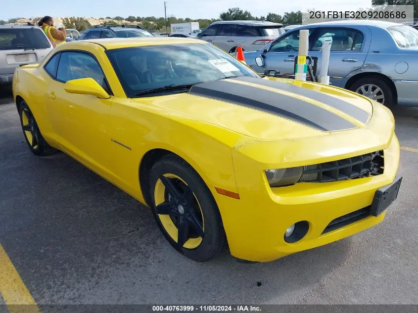 2012 Chevrolet Camaro 1Lt VIN: 2G1FB1E32C9208686 Lot: 40763999