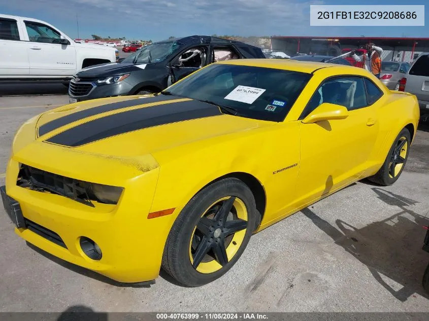 2012 Chevrolet Camaro 1Lt VIN: 2G1FB1E32C9208686 Lot: 40763999