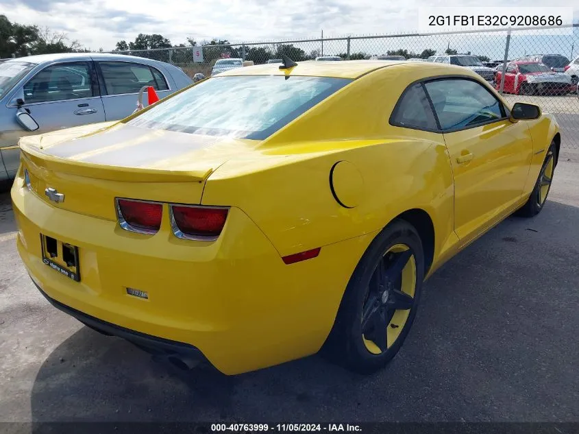 2012 Chevrolet Camaro 1Lt VIN: 2G1FB1E32C9208686 Lot: 40763999