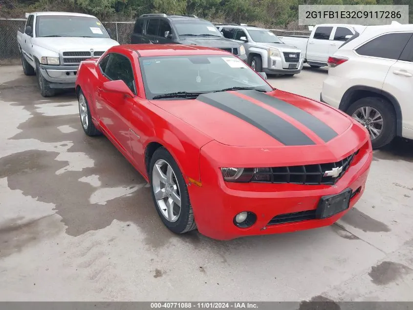 2012 Chevrolet Camaro 1Lt VIN: 2G1FB1E32C9117286 Lot: 40771088