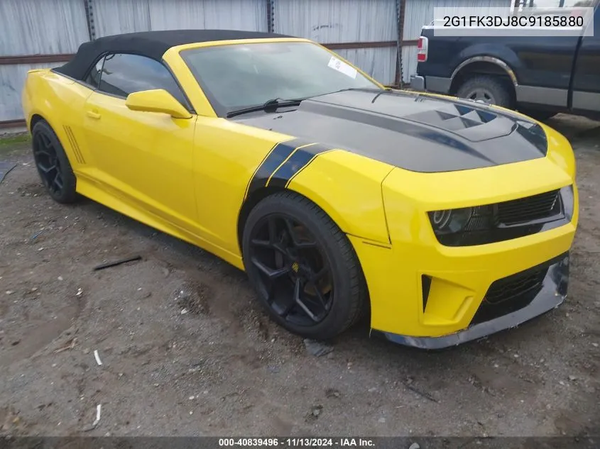 2G1FK3DJ8C9185880 2012 Chevrolet Camaro 2Ss