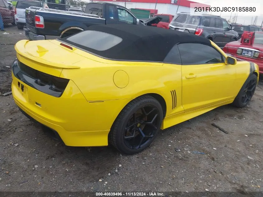 2G1FK3DJ8C9185880 2012 Chevrolet Camaro 2Ss