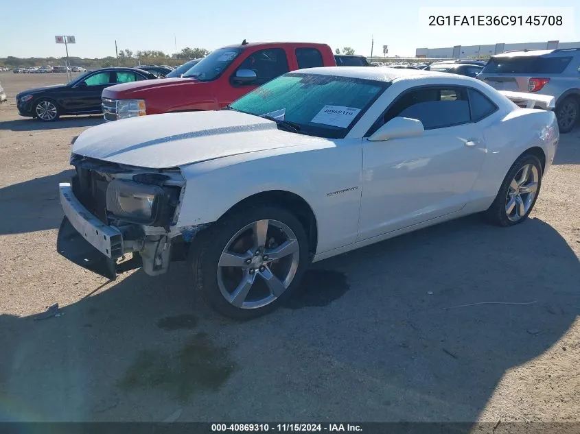 2012 Chevrolet Camaro 2Ls VIN: 2G1FA1E36C9145708 Lot: 40869310