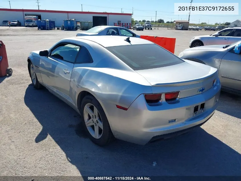 2012 Chevrolet Camaro 1Lt VIN: 2G1FB1E37C9172655 Lot: 40887542