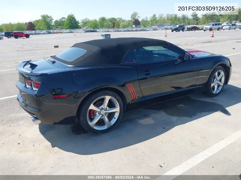 2G1FC3D35D9126205 2013 Chevrolet Camaro 2Lt