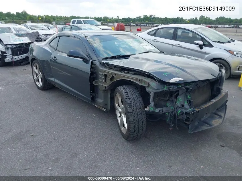 2G1FC1E36D9149009 2013 Chevrolet Camaro 2Lt