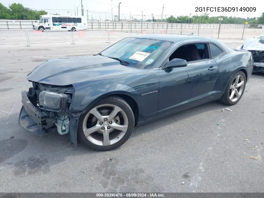 2G1FC1E36D9149009 2013 Chevrolet Camaro 2Lt