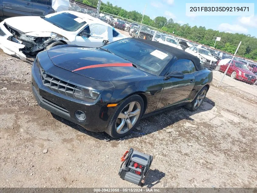 2013 Chevrolet Camaro 1Lt VIN: 2G1FB3D35D9219471 Lot: 39423058