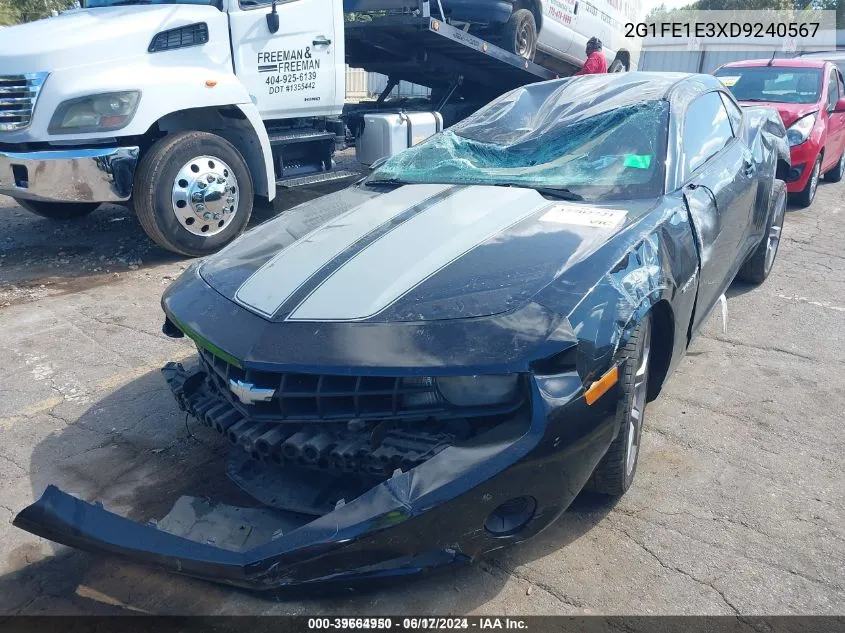 2G1FE1E3XD9240567 2013 Chevrolet Camaro 1Ls