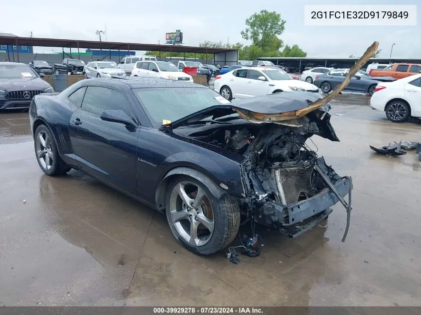 2013 Chevrolet Camaro 2Lt VIN: 2G1FC1E32D9179849 Lot: 39929278