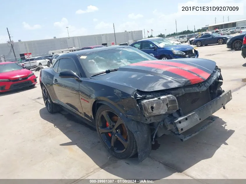 2013 Chevrolet Camaro 2Lt VIN: 2G1FC1E31D9207009 Lot: 39981387