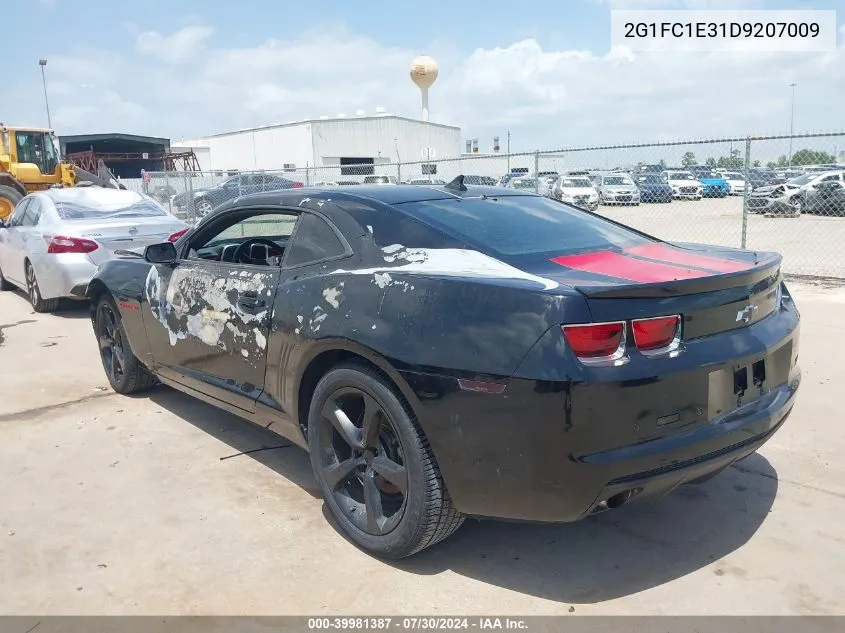 2013 Chevrolet Camaro 2Lt VIN: 2G1FC1E31D9207009 Lot: 39981387