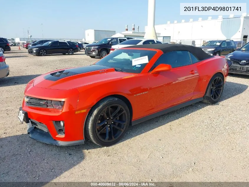 2G1FL3DP4D9801741 2013 Chevrolet Camaro Zl1