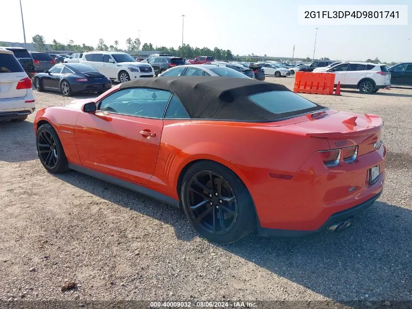 2G1FL3DP4D9801741 2013 Chevrolet Camaro Zl1