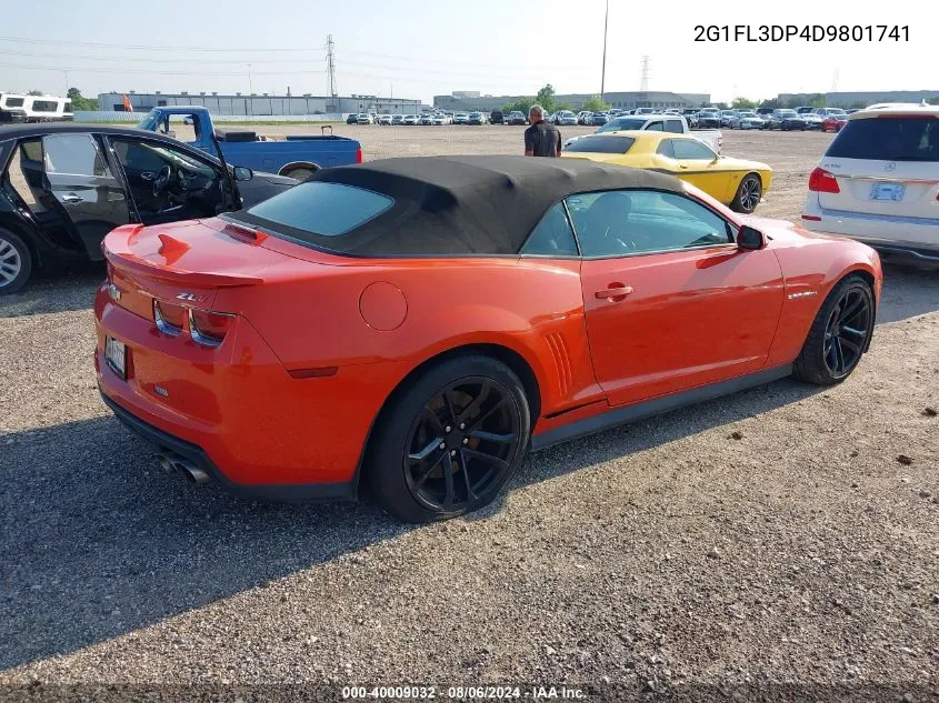 2G1FL3DP4D9801741 2013 Chevrolet Camaro Zl1