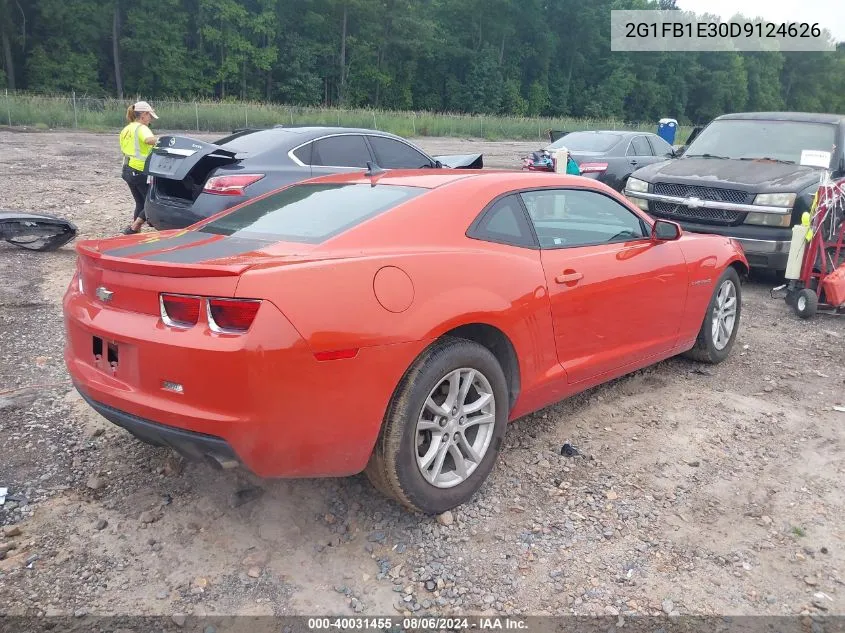 2013 Chevrolet Camaro 1Lt VIN: 2G1FB1E30D9124626 Lot: 40031455