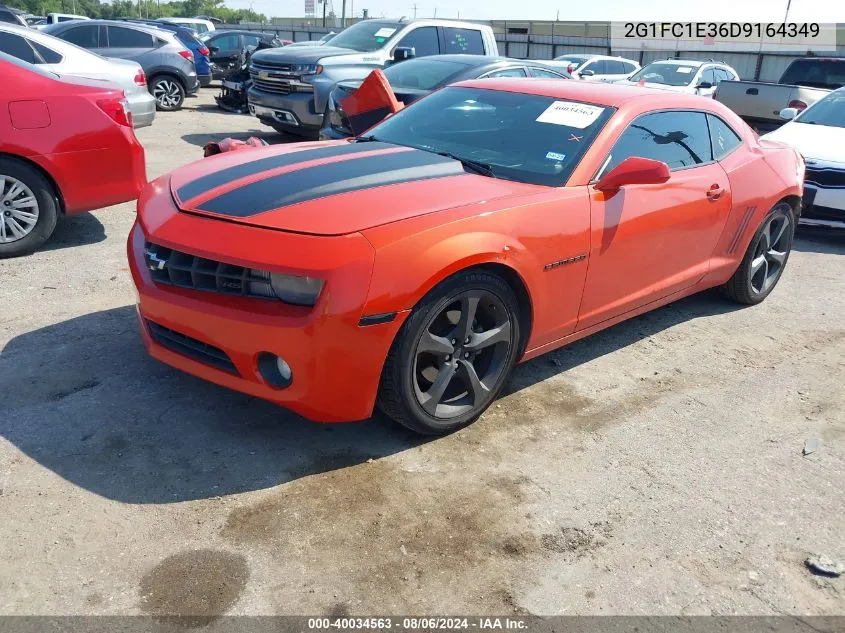 2013 Chevrolet Camaro 2Lt VIN: 2G1FC1E36D9164349 Lot: 40034563