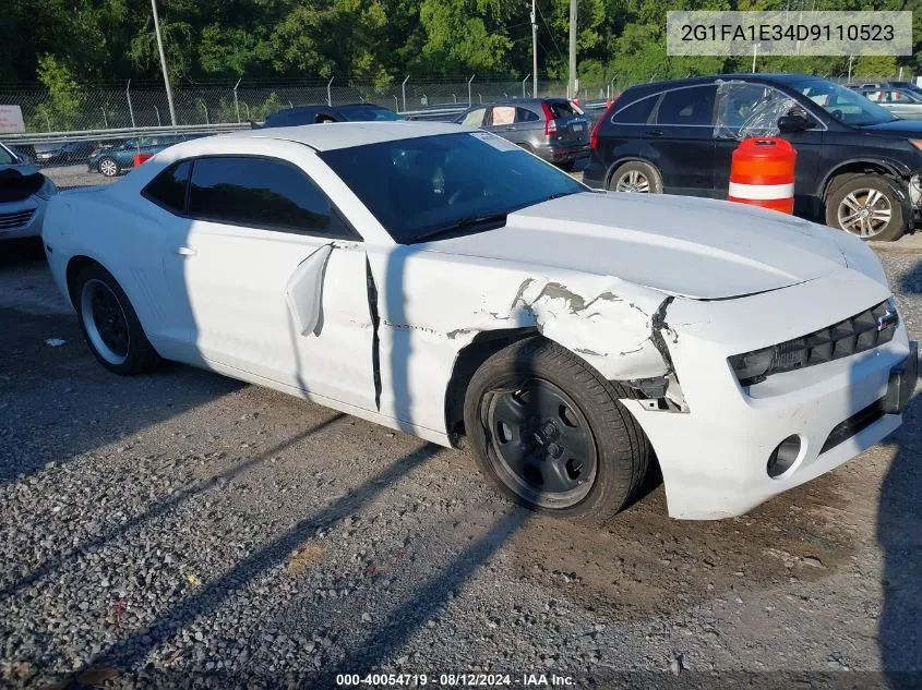 2013 Chevrolet Camaro 2Ls VIN: 2G1FA1E34D9110523 Lot: 40054719