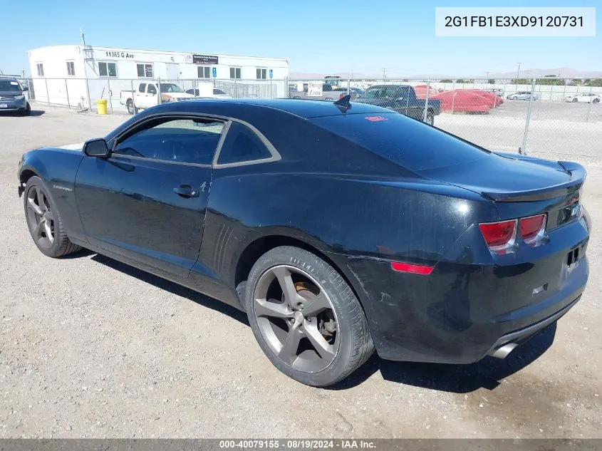 2G1FB1E3XD9120731 2013 Chevrolet Camaro 1Lt