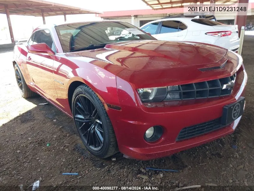 2G1FJ1EJ1D9231248 2013 Chevrolet Camaro 1Ss