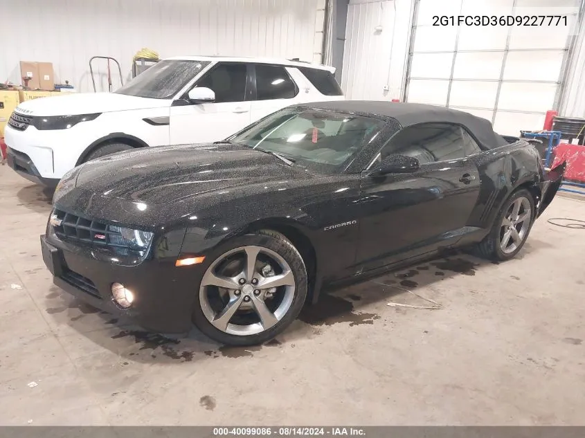 2G1FC3D36D9227771 2013 Chevrolet Camaro 2Lt