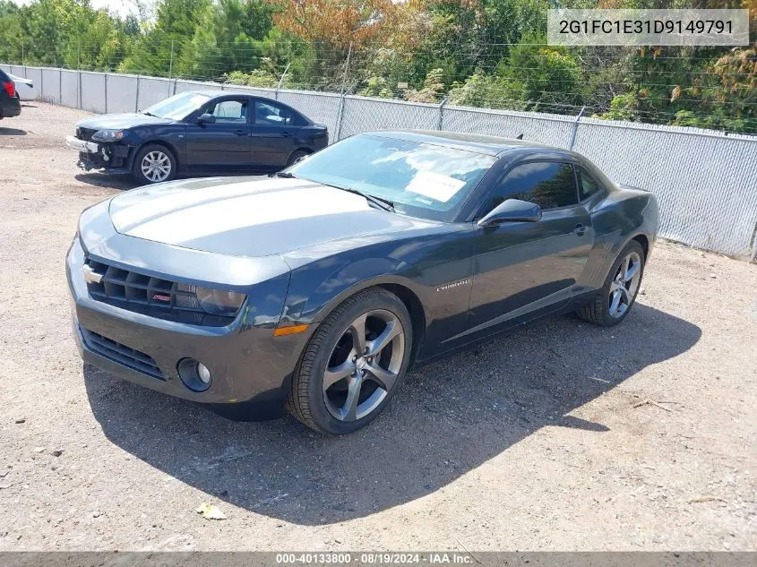 2G1FC1E31D9149791 2013 Chevrolet Camaro 2Lt