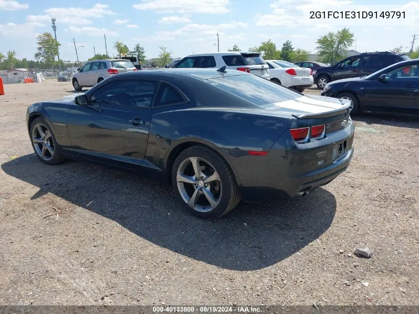 2G1FC1E31D9149791 2013 Chevrolet Camaro 2Lt