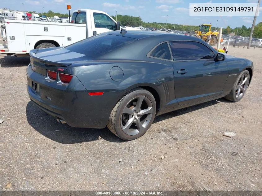 2G1FC1E31D9149791 2013 Chevrolet Camaro 2Lt