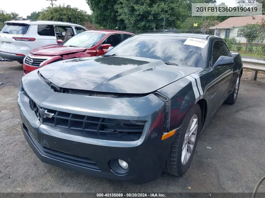 2G1FB1E36D9190419 2013 Chevrolet Camaro 1Lt