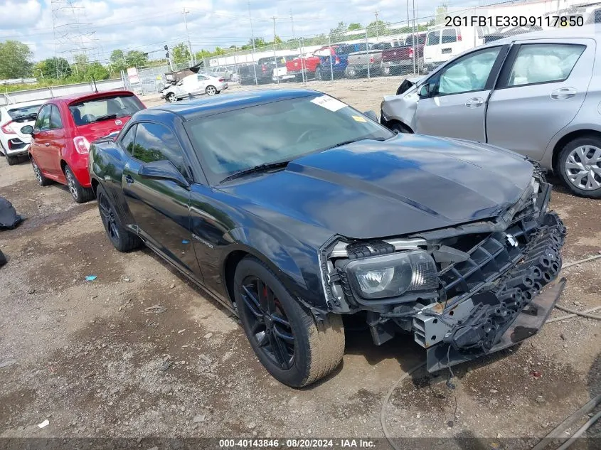 2G1FB1E33D9117850 2013 Chevrolet Camaro 1Lt