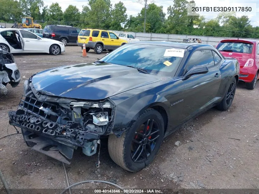 2G1FB1E33D9117850 2013 Chevrolet Camaro 1Lt