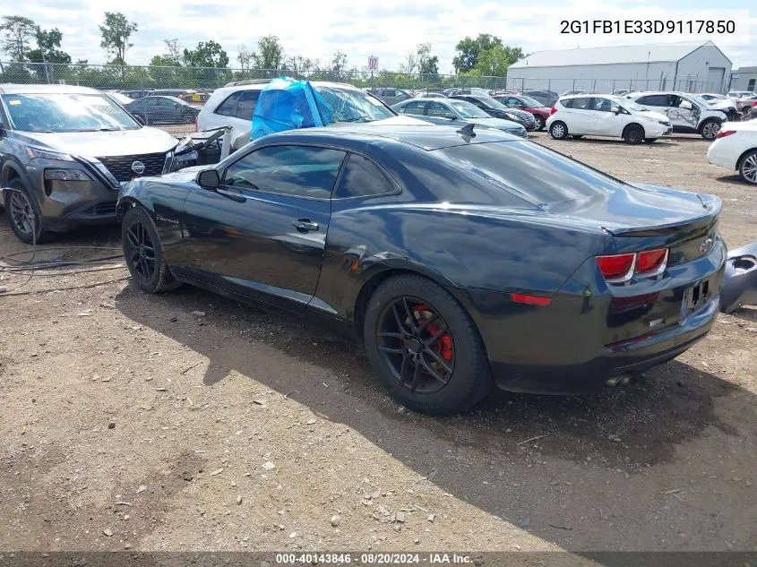 2G1FB1E33D9117850 2013 Chevrolet Camaro 1Lt