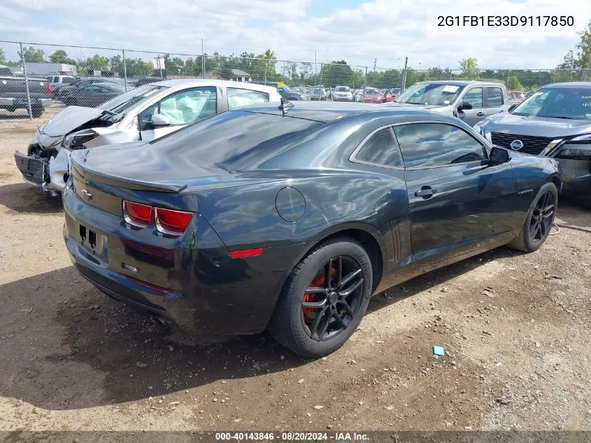 2G1FB1E33D9117850 2013 Chevrolet Camaro 1Lt