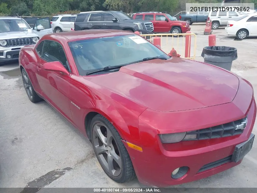 2013 Chevrolet Camaro Lt VIN: 2G1FB1E31D9179862 Lot: 40180744