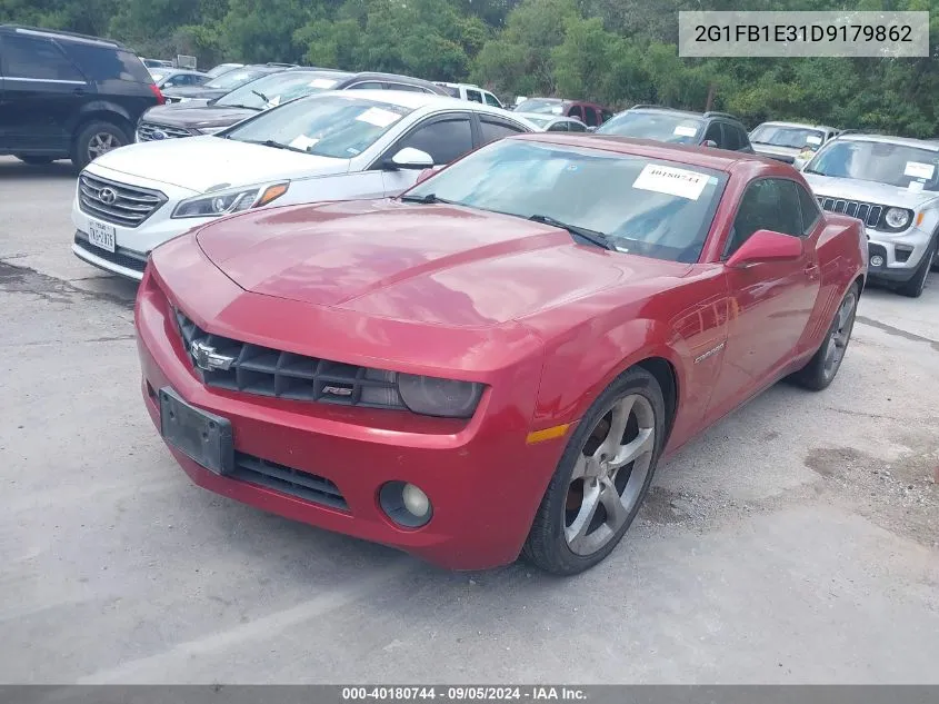 2013 Chevrolet Camaro Lt VIN: 2G1FB1E31D9179862 Lot: 40180744