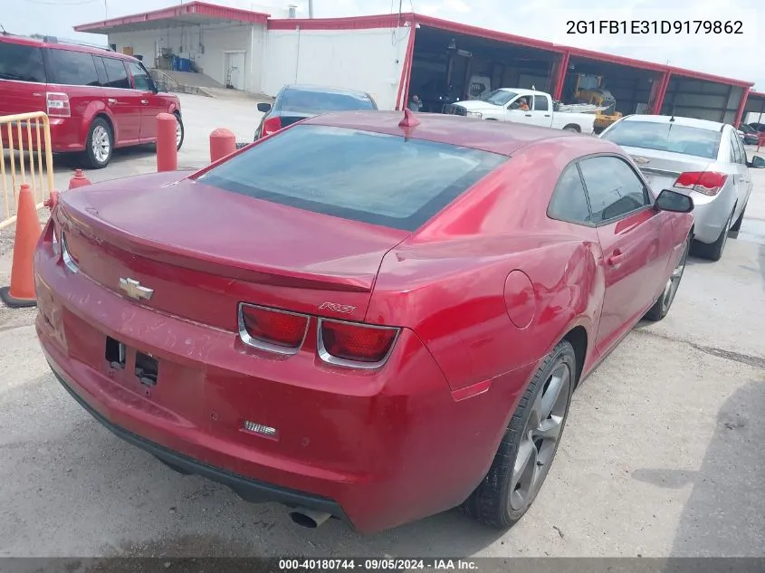 2013 Chevrolet Camaro Lt VIN: 2G1FB1E31D9179862 Lot: 40180744