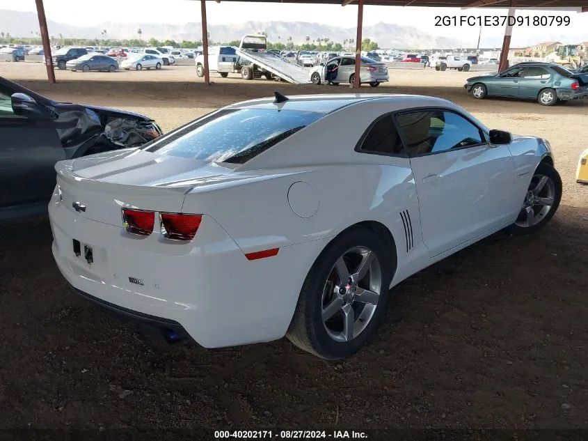 2013 Chevrolet Camaro 2Lt VIN: 2G1FC1E37D9180799 Lot: 40202171